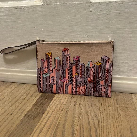 Kate Spade New York NYC Skyline Wristlet - Picture 2 of 14